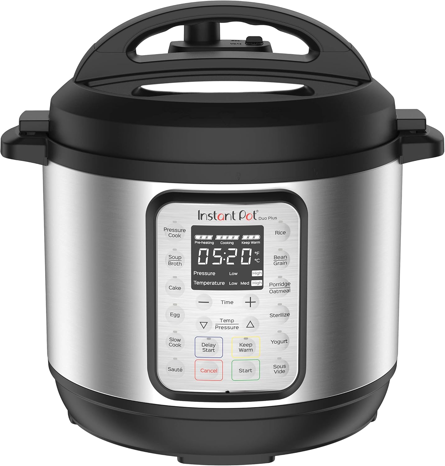 Instant Pot Duo Plus 9-in-1 Multicooker in stainless steel, 6 quart