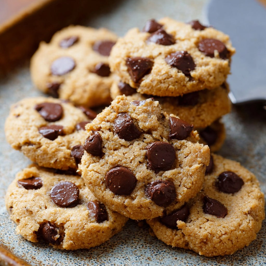 How to make sugar-free chocolate chip cookies step by step on a baking sheet