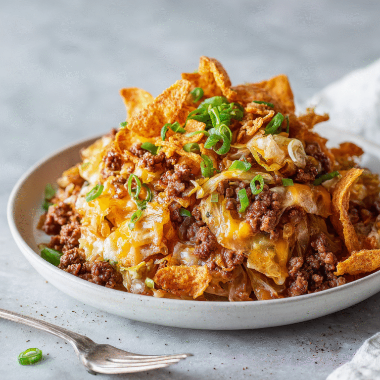 Frito cowboy cabbage salad with shredded cabbage, corn, vegetables, and crunchy Fritos tossed in a creamy dressing.