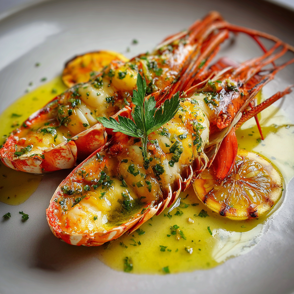Saffron and Lime Lobster