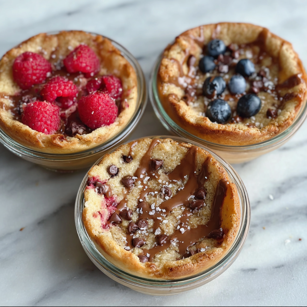 Baked Protein Pancake Bowls – Great for Meal Prep & No Banana Needed!