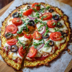 Cauliflower Pizza Crust (Gluten-Free, Healthy & Delicious — Crispy Edges Guaranteed)