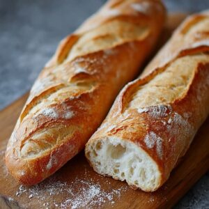 Homemade Baguette Recipe (Crisp Crust, Airy Crumb, Real Bakery Style)
