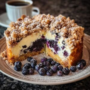 Sherry's Blueberry Cream Cheese Crumb Cake (Bakery-Style Magic at Home)