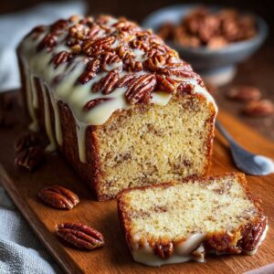 Butter Pecan Cake Loaf