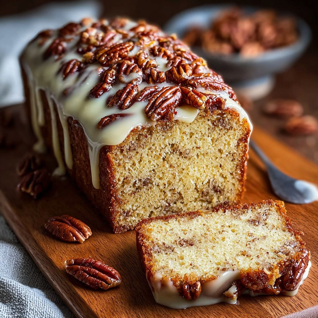 Butter Pecan Cake Loaf