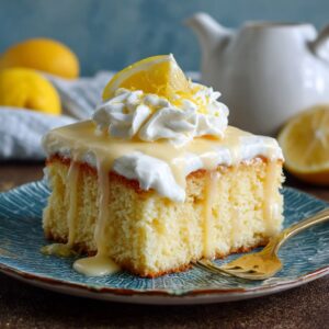 Lemon Tres Leches Cake