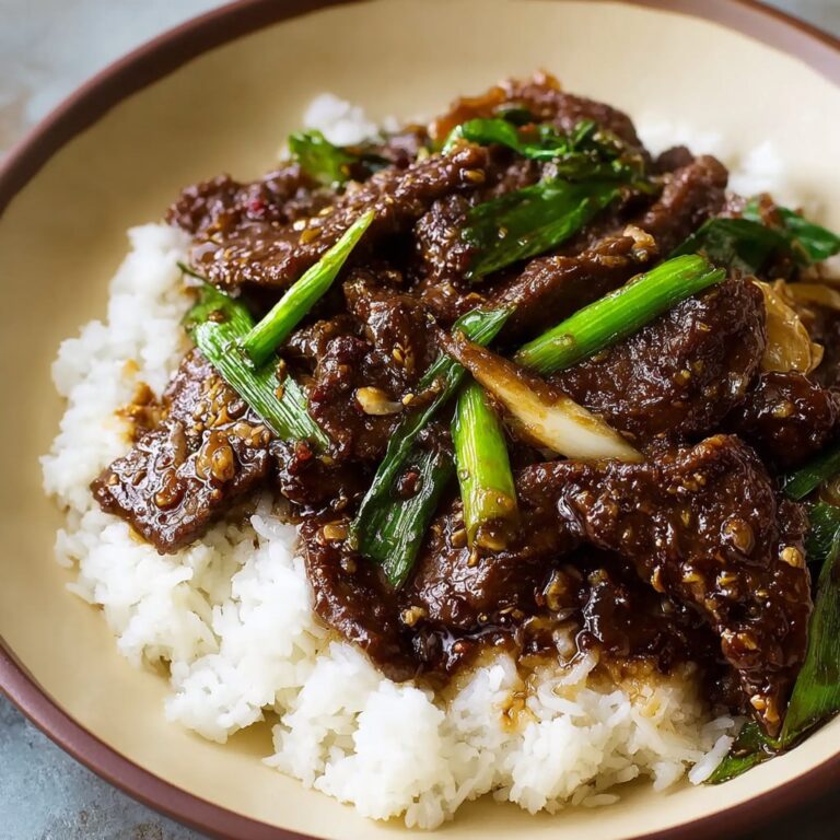 How to make Mongolian beef at home in a wok with glossy sauce