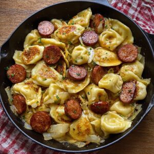 Pierogies and Kielbasa Skillet – Easy One-Pan Comfort Dinner