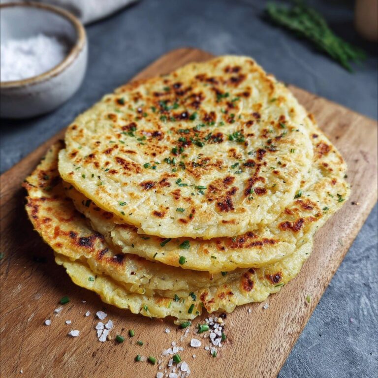 How to make gluten-free potato flatbread step by step