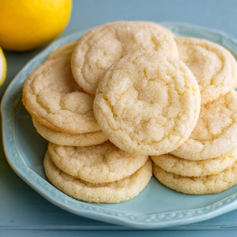 How to make lemon sugar cookies step by step rolled in sugar