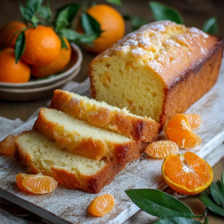 How to make mandarin orange pound cake step by step in a loaf pan