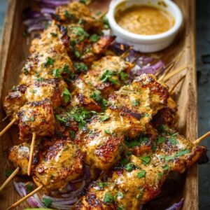 Cowboy Butter Chicken Skewers (Garlic Butter Glaze, Smoky Char & Restaurant Flavor)