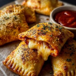 Easy Cheesy Pizza Pockets (Homemade Hot Pocket Copycat in 30 Minutes)