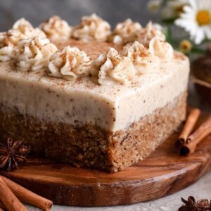 Ultra-Moist Chai Cake (Chai Milk Soak + Brown Butter Cream Cheese Frosting)