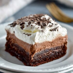 Chocolate French Silk Brownies (Decadent Layered Mousse Brownies in 1 Hr 30 Min)