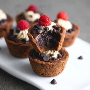 Brownie Tarts (Bite-Sized Chocolate Heaven With Ganache & Berries, 45 Min)