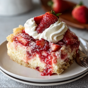 The Best Strawberry Cheesecake (Classic New York Style With Fresh Strawberry Topping, 6 Hr)