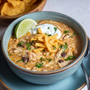 White Chicken Chili (Creamy Comforting Slow Cooker, 6 Hr)