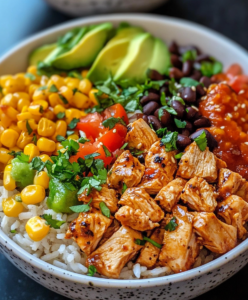 Chicken Burrito Bowl (Chipotle Copycat with Cilantro Lime Rice, 35 Min)