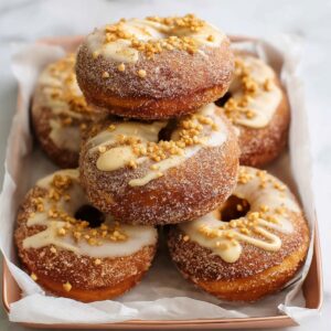 Cinnamon Sugar Donuts (Baked Old-Fashioned Donuts, 30 Min)