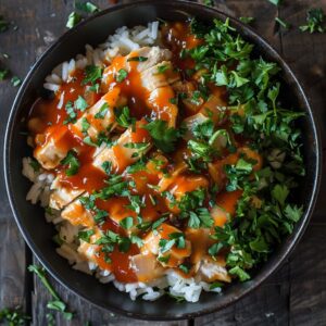 Chicken Rice Bowl (Savory Seasoned Chicken Over Rice with Vegetables, 30 Min)