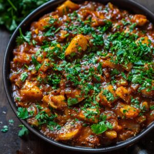 Vegetable Curry With Fresh Cilantro (Indian Mixed Vegetable Coconut Curry, 40 Min)