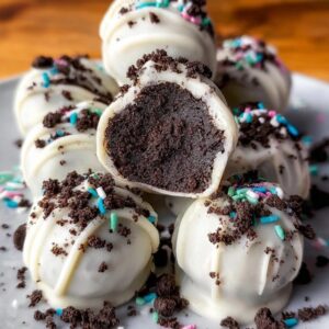 Oreo Truffles With White Chocolate (No-Bake 3-Ingredient Bites, 2 Hours Chill)