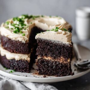 Chocolate Cake With Buttercream Frosting (Moist Layer Cake, 75 Min)