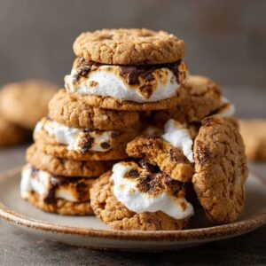 S'mores Cookies (Chewy With Graham, Marshmallow, and Chocolate Chunks, 40 Min)