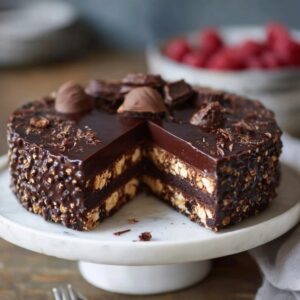Chocolate Layer Cake (3-Layer Moist Cake With Ganache Buttercream, 2 Hr)