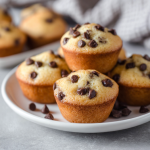 Mini Chocolate Chip Muffins: Soft, Fluffy & Kid-Approved